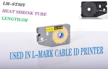 3.0mm yellow 2:1 Heat shrinkable tube heavy duty for cable ID printer