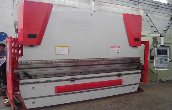 125T / 4000mm ইস্পাত প্লেট জন্য সিএনসি জলবাহী প্রেস ব্রেক ব্রেক মেশিন