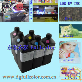 UV Printing Inks, LED Flatbed Printer Refill Curable Inks For Epson DX5 DX6 DX7 Inkjet Printhead